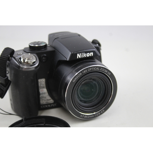 460 - Nikon Coolpix P80 Digital Bridge Camera Working w/ 18x Optical Zoom