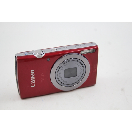 461 - Canon IXUS 160 Digital Compact Camera Working w/ Canon 8x Zoom Lens