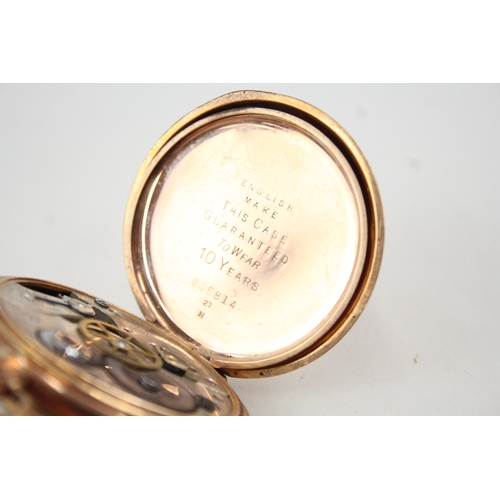 473 - Vintage Octava Rolled Gold Pocket Watch Hand-Wind WATCH RUNS