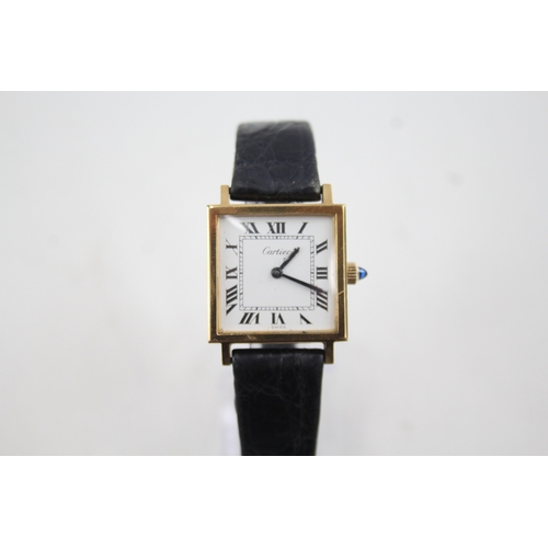 478 - Vintage Cartier Tank Square Watch Hand-Wind WATCH RUNS