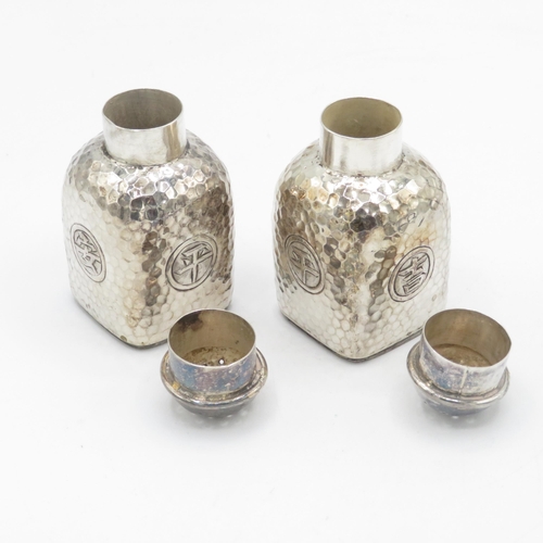 357 - Chinese Silver Cruet Set (104g)