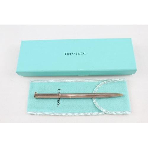 344 - TIFFANY & CO. .925 Sterling Silver Ballpoint Pen / Biro WRITING Boxed (19g)