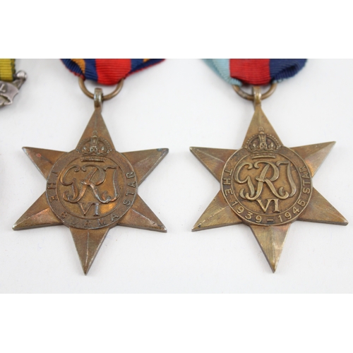 387 - WW2 Burma Star Territorial Medal Group Territorial 882686 Gnr G. Bridge RA x 5