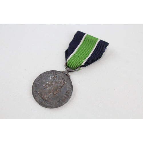 388 - ERII Colonial Police Long Service Medal Corporal 3776 MA King-Man Hong Kong