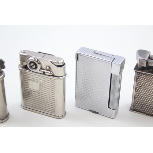 400 - A Collection Of Vintage Pocket Lighters Inc. Parker Roller Beacon Beney Etc x 4