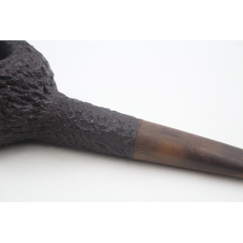 403 - Petersons Dublin Estate Pipe Sandblast Finish Rare Squash / Tomato Shape