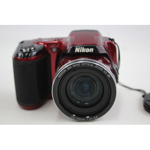 439 - Nikon Coolpix L810 Digital Bridge Camera Working w/ Nikkor Zoom Lens