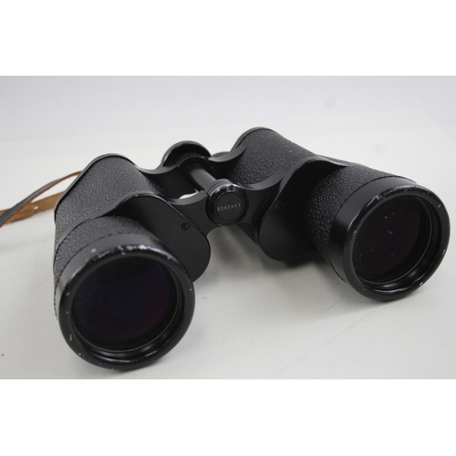 443 - Carl Zeiss Jena Jenoptem Multi-Coated 10x50w Binoculars Working w/ Original Case