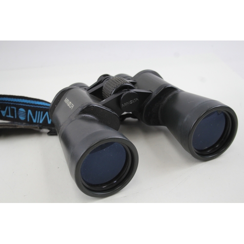 449 - Minolta Standard EZ 10x50 Wide Angle 5.5° Binoculars Working