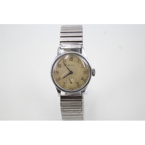 471 - Men's Vintage Grana Small Seconds Watch Hand-Wind WATCH RUNS