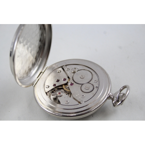 473 - Vintage Jean Pierre Farmers Dial Pocket Watch Hand-Wind WATCH RUNS