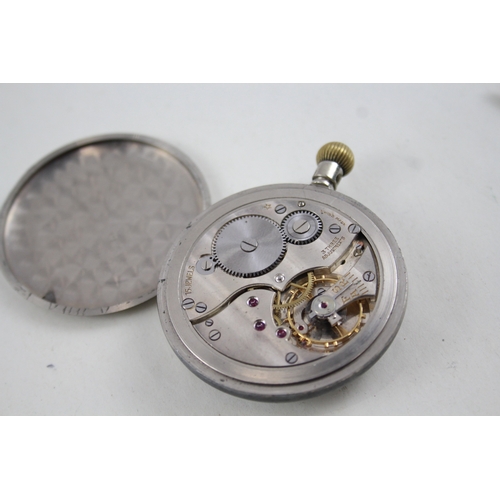 485 - Vintage British Military Issued Pocket Watch Hand-Wind WATCH RUNS