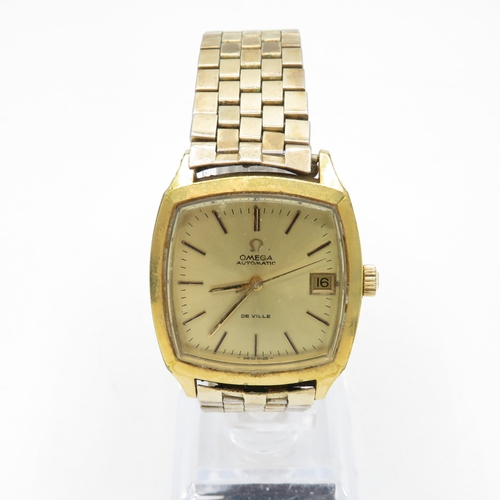 495 - Men's Omega De Ville Gold Tone Watch Automatic WATCH RUNS