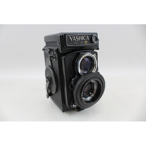 354 - Yashica Mat-124 G Twin Lens Camera Working w/ Yashinon 80mm Lens