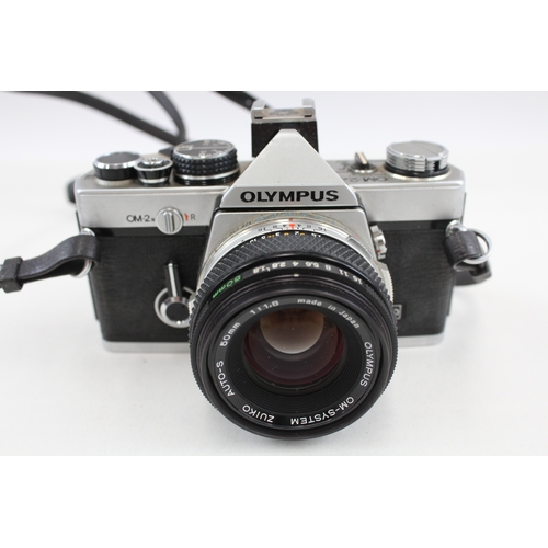 355 - Olympus OM-2N MD, SLR Film Camera Working w/ OM-System 50mm F/1.8 Lens