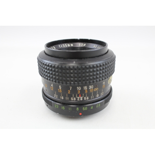 364 - Helios Auto Wide Angle 35mm F/2.8 Manual Camera Lens, Working w/ Screw Mount