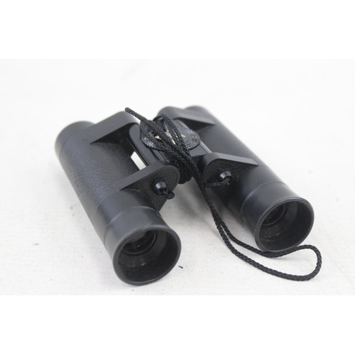 394 - Zeiss 8x20 B West Germany Compact Binoculars Working w/ Case