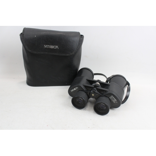 405 - Vintage Minolta 10x50 Multi-Coated Binoculars w/ Original Case