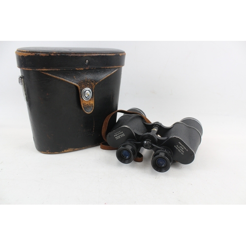 407 - Asahi Pentax 10x50 5.5° Coated Optics Binoculars Working w/ Original Case