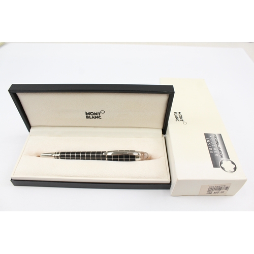 435 - Montblanc Starwalker Black Grid Fineliner Pen In Original Box - CS1128899