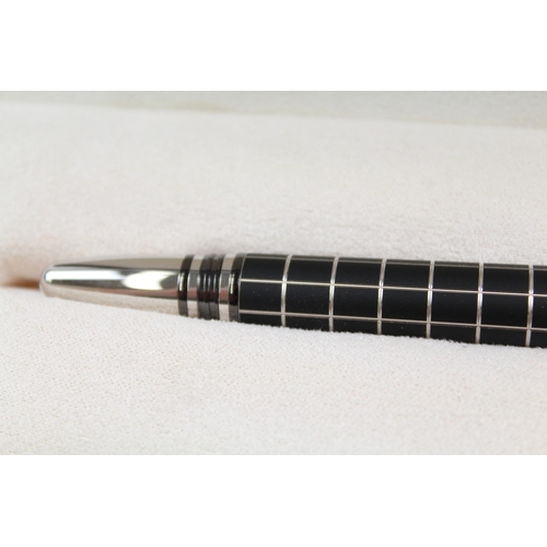 435 - Montblanc Starwalker Black Grid Fineliner Pen In Original Box - CS1128899