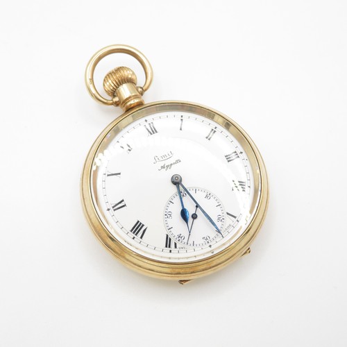 382 - Vintage Limit Rolled Gold Pocket Watch Hand-Wind WATCH RUNS