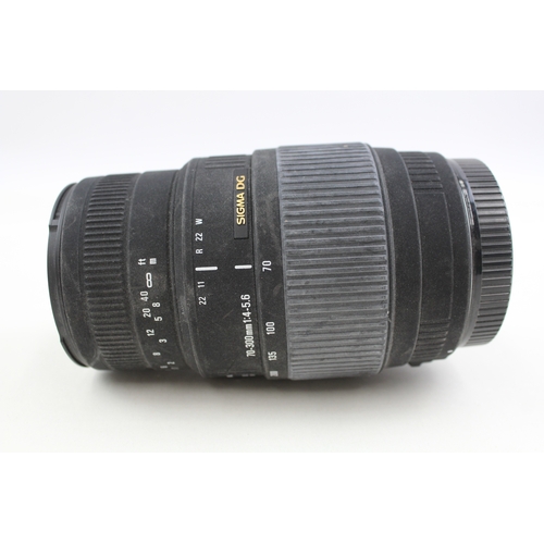 396 - Sigma DG 70-300mm F/4-5.6 Vintage Autofocus Camera Lens Working