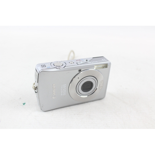 398 - Canon IXUS 65 Digital Compact Camera Working w/ Canon 3x Zoom Lens