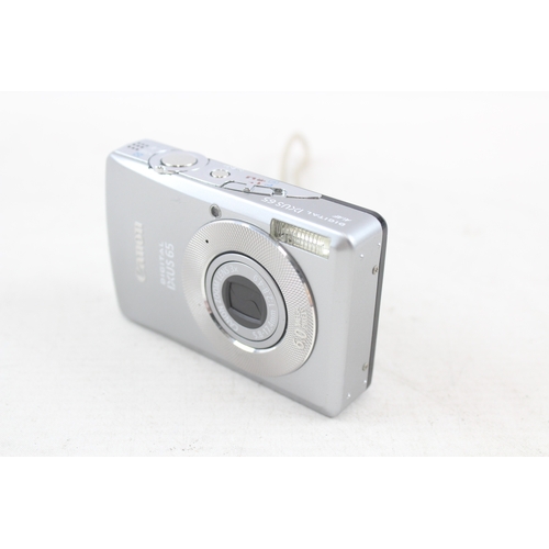 398 - Canon IXUS 65 Digital Compact Camera Working w/ Canon 3x Zoom Lens