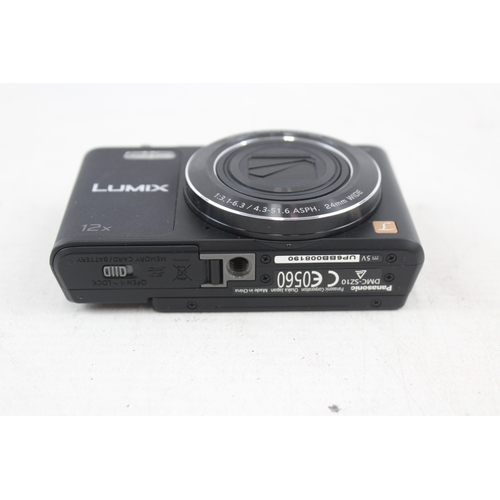 407 - Panasonic Lumix DMC-SZ10 Digital Compact Camera Working w/ 12x Zoom Lens