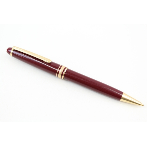 442 - Montblanc Meisterstuck Burgundy Mechanical Pencil WRITING - BI2226212