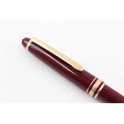 442 - Montblanc Meisterstuck Burgundy Mechanical Pencil WRITING - BI2226212