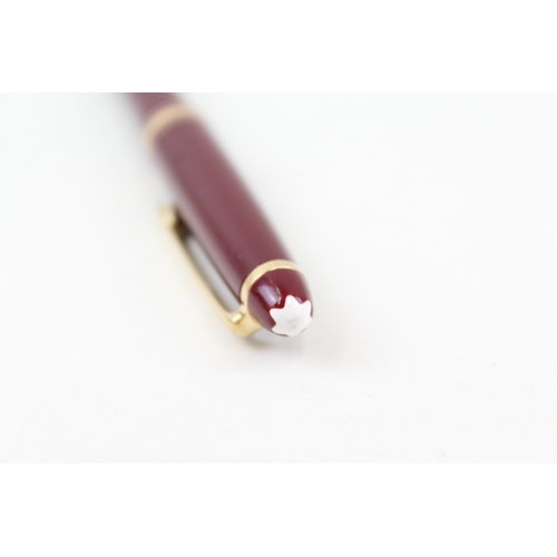 442 - Montblanc Meisterstuck Burgundy Mechanical Pencil WRITING - BI2226212