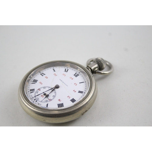 429 - Vintage 24 Hours Dial Pocket Watch Hand-Wind WATCH RUNS