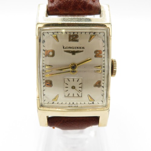 429 - Men's Vintage Longines Gold Filled Watch Hand-Wind WATCH RUNS