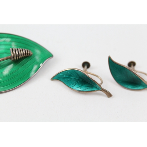 263 - Collection of Sterling Silver Scandi Jewellery inc. David Andersen x 2 19g