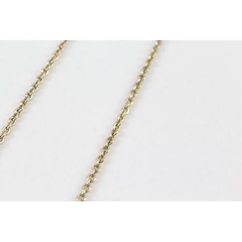 284 - Christian Dior 1980s Gold Tone Necklace inc. Simulated Pearl 10g