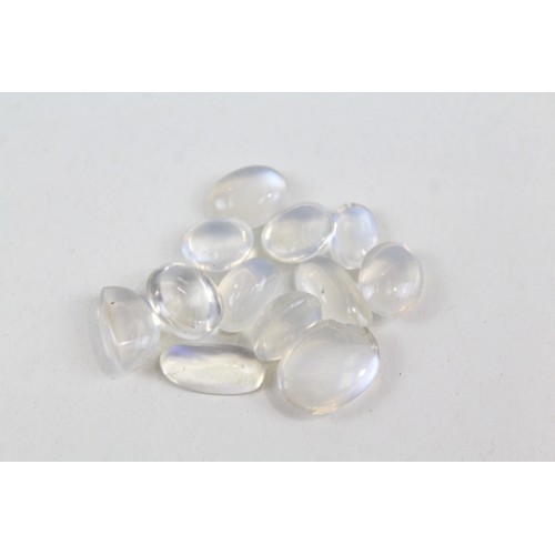 286 - Collection of Loose Moonstone Cabochons in Various Sizes 9g