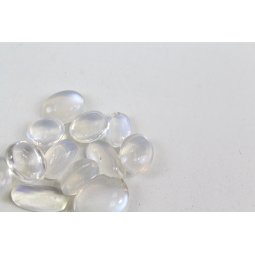 286 - Collection of Loose Moonstone Cabochons in Various Sizes 9g