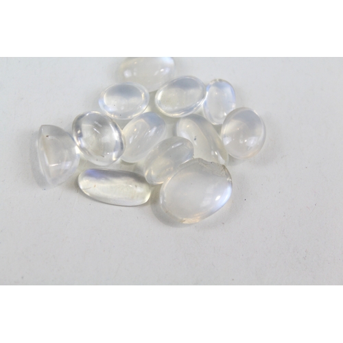 286 - Collection of Loose Moonstone Cabochons in Various Sizes 9g