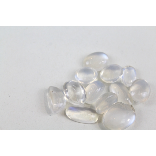 286 - Collection of Loose Moonstone Cabochons in Various Sizes 9g