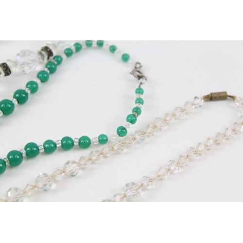 292 - Collection of Art Deco Jewellery inc. Staybrite, Marcasite, Antique Glass 197g