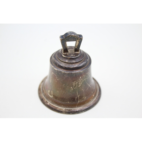 340 - Vintage Hallmarked 1929 London Sterling Silver Novelty Desk Bell Working (71g)