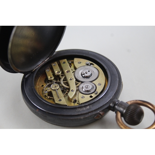 484 - Vintage Jumbo/Goliath Open Face Pocket Watch Hand-Wind WATCH RUNS