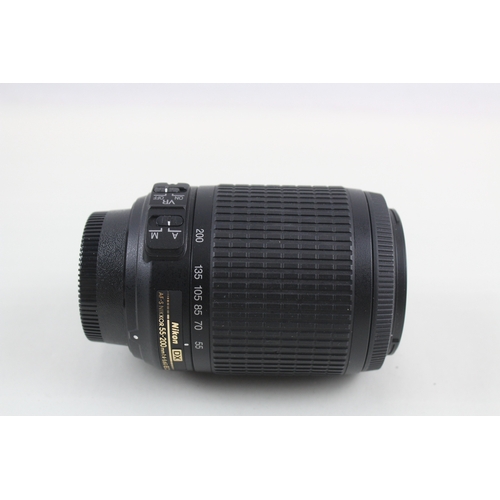 370 - Nikon AFS Nikkor 55-200mm F/4.5-5.6 G IF ED Autofocus Camera Lens Working w/ Box