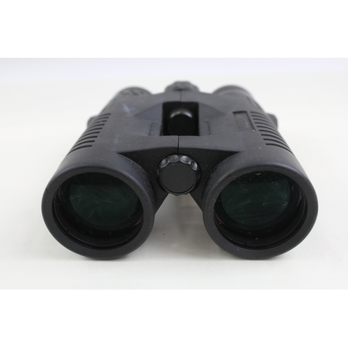 371 - Rubber-Coated Waterproof Binoculars Inc Bushnell Working w/ Original Case x 2