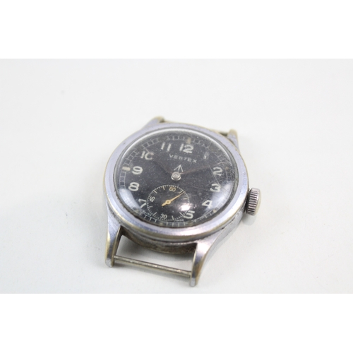 387 - Men's Vertex 'Dirty Dozen' Military Issued Watch Hand-Wind Spares/Repairs