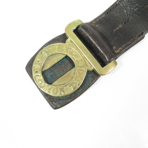 409 - Collection of leather military belts