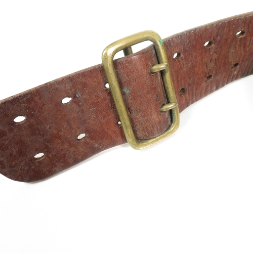 409 - Collection of leather military belts