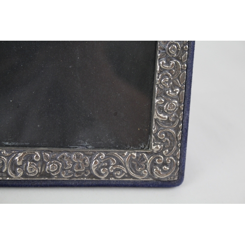 373 - Antique/Vintage Sterling Silver Picture Frames x2